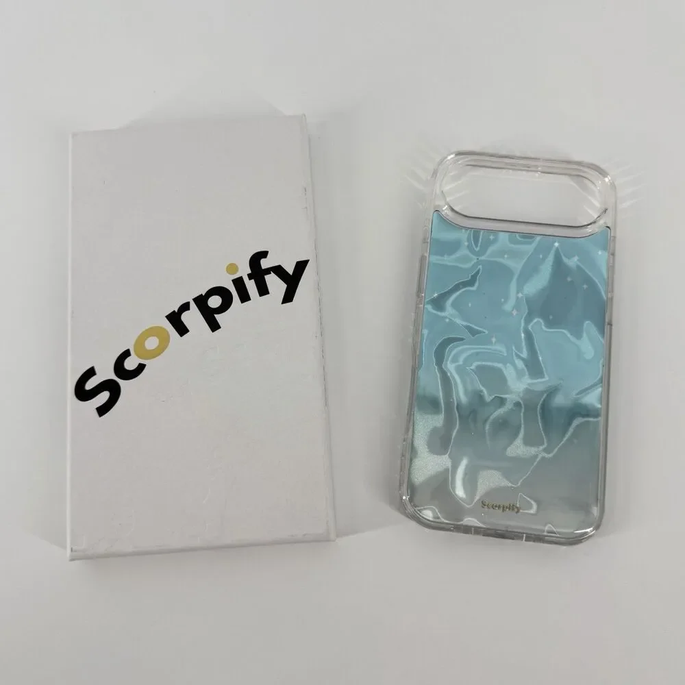 NEW Scorpify Apple iPhone 17 Air Phone Case Blue Celestial Ripples MagSafe